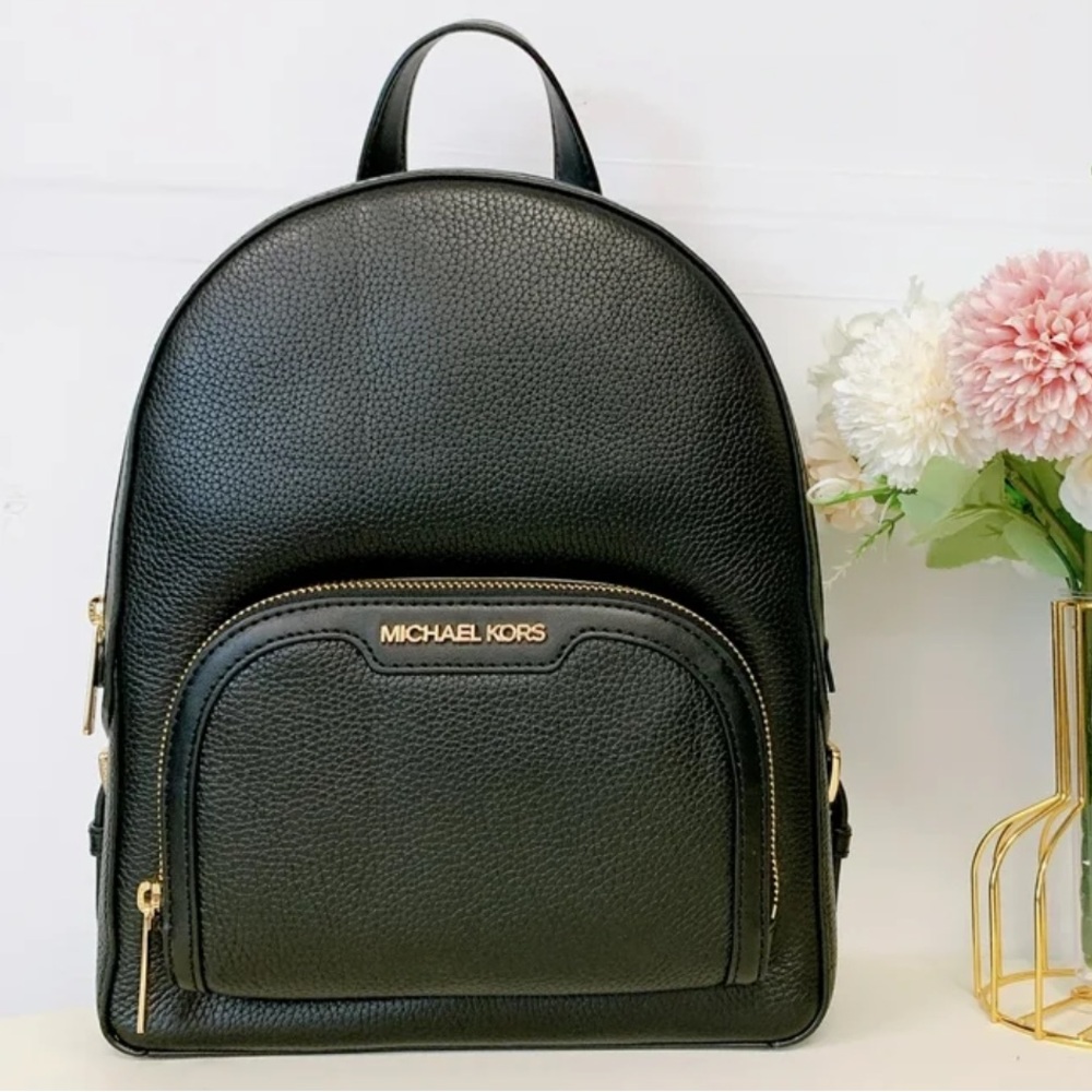 Black Michael Kors Jaycee Backpack
